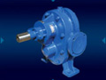 Gear pumps and displacement pumps